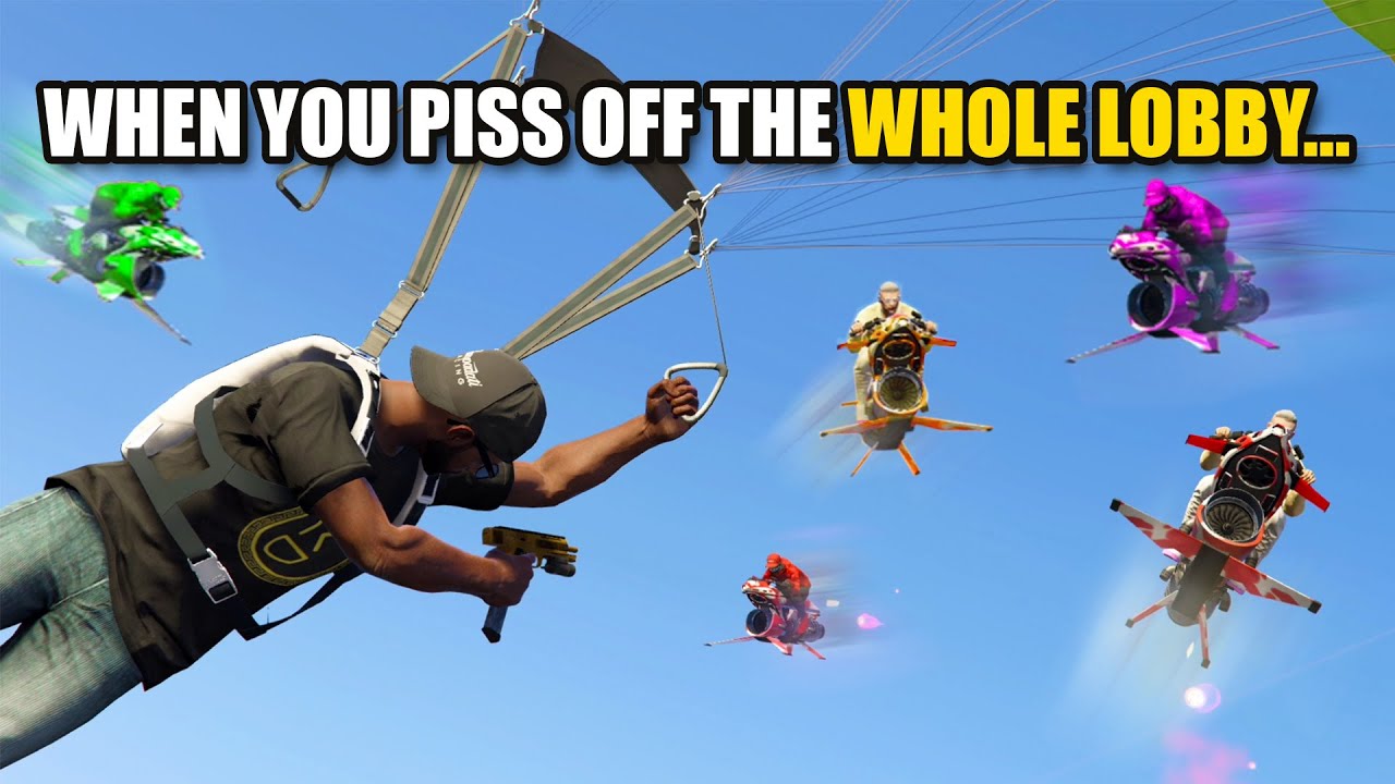 When you piss off the whole lobby... | GTA 5 THUG LIFE #383
