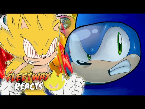 Fleetway Sonic Reacts to Sonic Meets Among Us