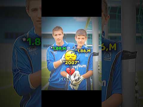 Koen Casteels X Courtois Height In 2007 Vs 2025☠️💀 #shorts #viral #trending #short #funny #football