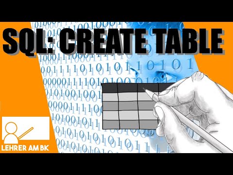 SQL: CREATE TABLE. Einfach erklärt.