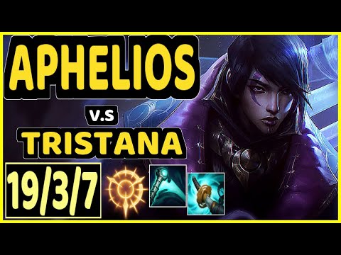 HANS SAMA (APHELIOS) vs TRISTANA - 19/3/7 KDA BOTTOM ADC CHALLENGER GAMEPLAY - EUW