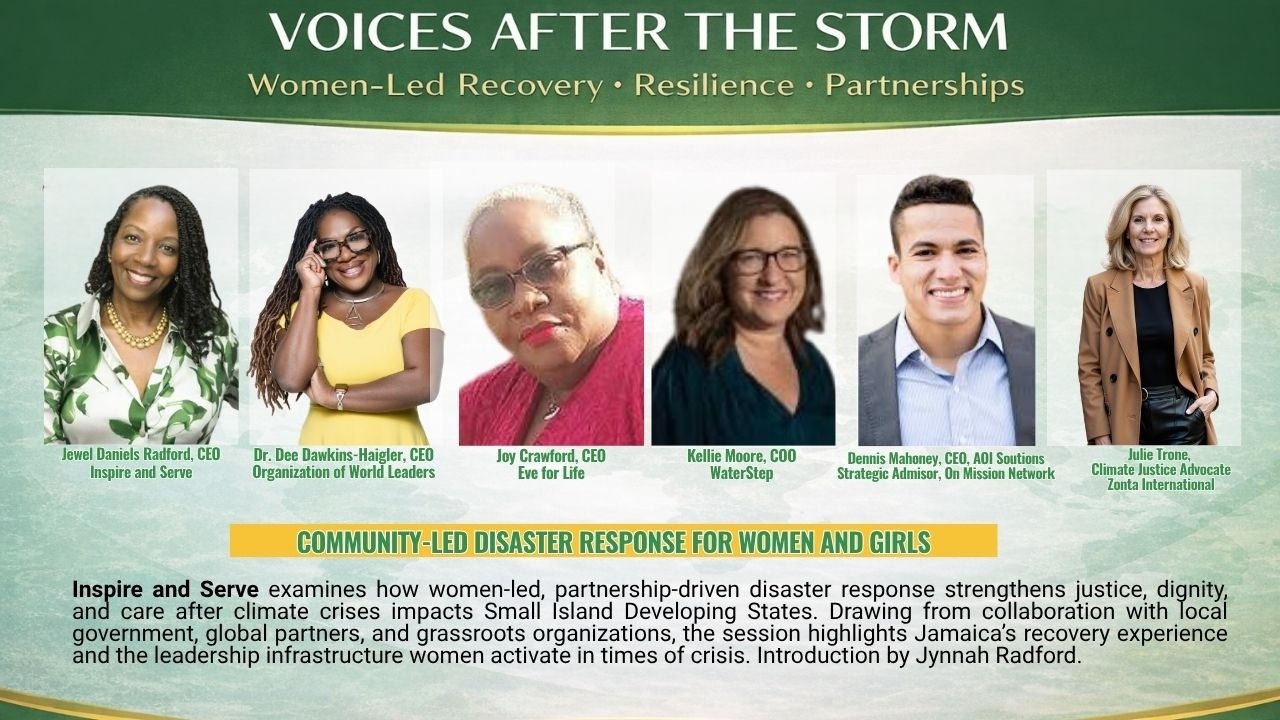 United Nations NGO CSW70 Presentation — Community-Led Disaster Response for Women and Girls