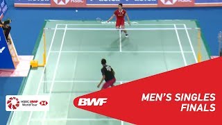 Download lagu F | MS | TOMMY Sugiarto (INA) [8] vs CHOU Tien Chen (TPE) [4] | BWF 2018 mp3