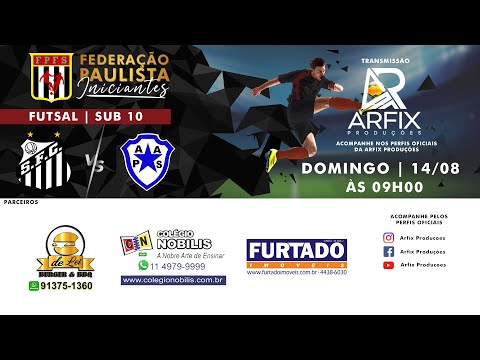 SANTOS X PORTUÁRIOS - FUTSAL SUB 10