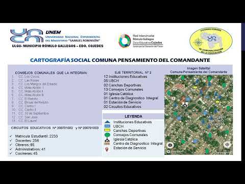 Seminario en Geografía Comunal (UNEM Municipio Rómulo Gallegos - Cojedes)