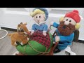 Gemmy Animated Christmas Rudolph Sleigh Scene