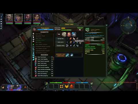 Stellar Tactics - Crafting system preview