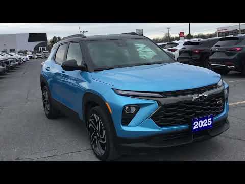 2025 Chevrolet TrailBlazer AWD 4dr RS in Blue for sale at Seaway Chevrolet Buick GMC Ltd in Cornwall, ON