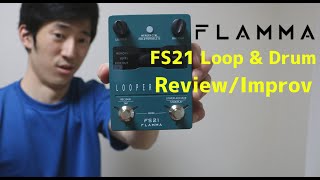 Video thumbnail for Flamma FS21 Loop & Drum First Review/Improv by Ray's Music