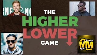 THE HIGHER OR LOWER GAME: YOUTUBER EDITION!