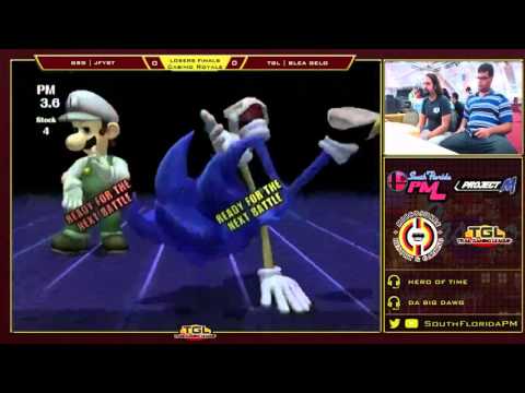Casino Royale #1 - Losers Finals - GSG | Jfyst (Sonic) vs TGL | Blea Gelo (Luigi)