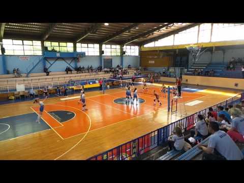 FINALE PRVENSTVA SRBIJE 2016 PIONIRKE OK IMLEK-OK AS BATAJICA PRVI SET