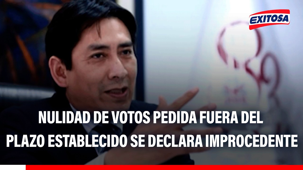 🔴🔵Pedido de nulidad de votos tiene plazos y debe cumplir con el pago de tasa electoral