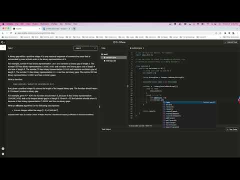 Codility Training Lesson1 Binarygap