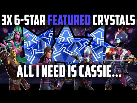 3X 6-Star Featured Crystals - Need that Cassie! - Marvel Contest of Champions