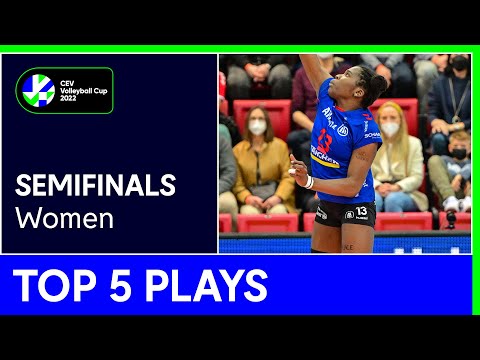Top 5 Plays Semifinals - #CEVCupW