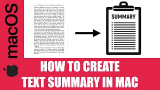 How to shorten long text documents in imac | macbook | Hidden option | TIPS