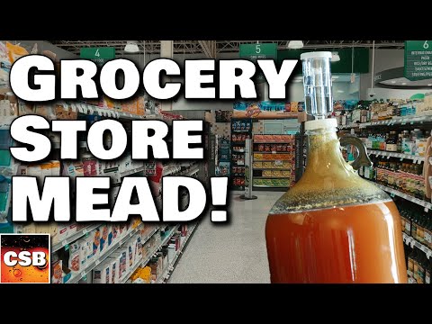 EASY Mead Making Process - Grocery Store Honey Wine Recipe