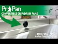 Introducing the ProPan Convertible Washer Pan |
