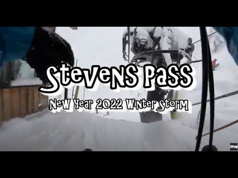 Stevens Pass Ski Area, WA | New Year Winter Storm