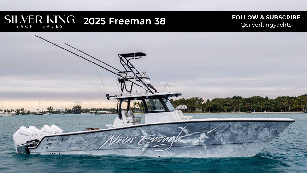 Never Enough 2025 Freeman 38 for sale in North Palm Beach, Florida by Silver King Yachts