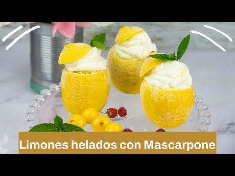 Limones helados con mascarpone