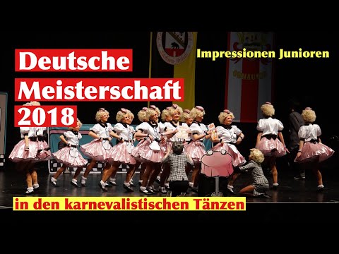 Deutsche Meisterschaft im karnevalistischen Tanzsport 2018 - Junioren - Impressionen