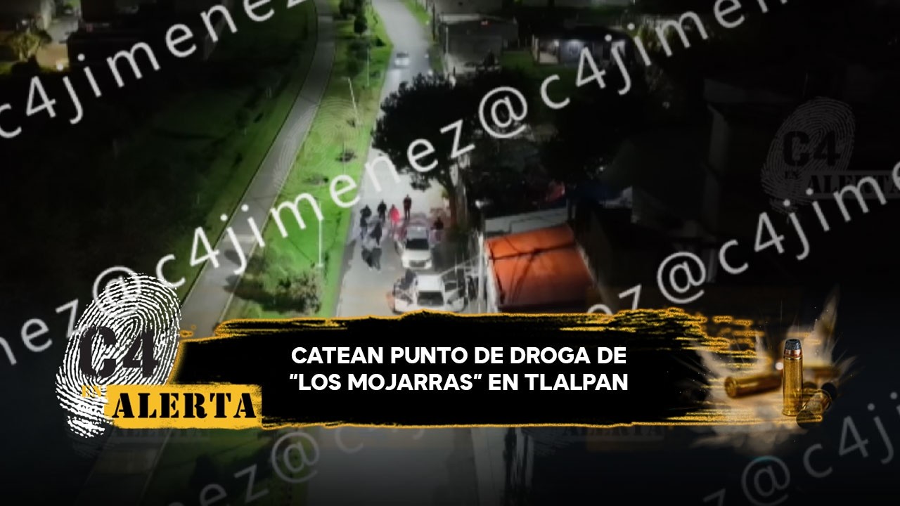 Catean punto de venta de drogas en Tlalpan; dealers ganaban más de $400 mil