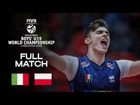 Italy vs. Poland - Pool C | Boys' U19 World Champs 2025 - Full Match