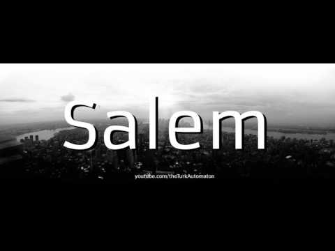 How to Pronounce Salem in German