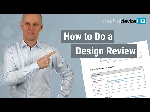 How to do a medical device design review