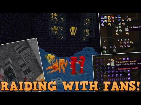 Thien Huynh - 2 OVERPOWERED MOB SLAYERS! Raiding with Fans | Minecraft How to Factions Ep. 2