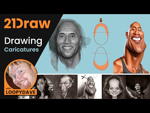 Draw Caricatures Step by Step Tutorial with LoopyDave