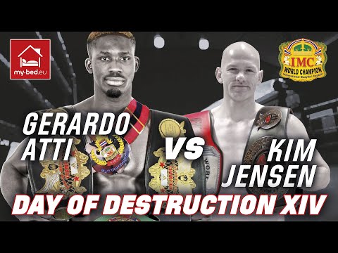 The Blade Gerardo Atti vs Kim Jensen I Devastating kick on this World Championship at DoD 14