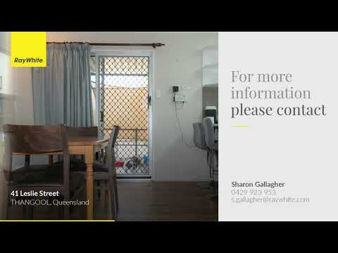 41 Leslie Street, Thangool, QLD 4716, 3 rūma, 1 rūma horoi, House