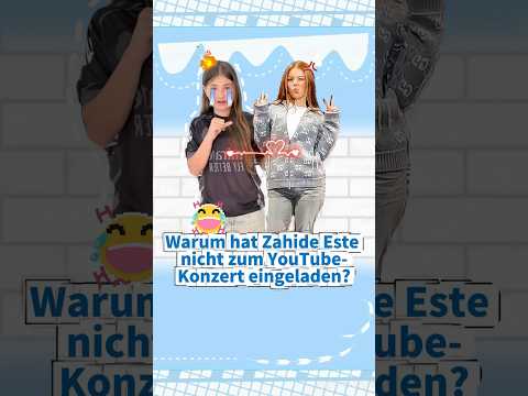 Hast du bemerkt, dass Zahide Este nicht zum YouTube-Konzert eingeladen hat?#youtubeshorts #celebrity