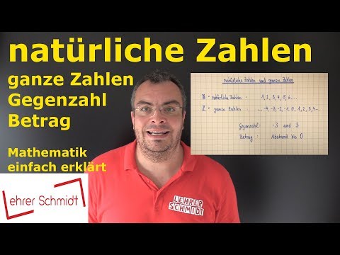 Natural numbers & integers | Mathematics - simply explained | Lehrerschmidt