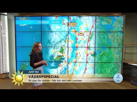 Här blir det extra halt i veckan - Nyhetsmorgon (TV4)