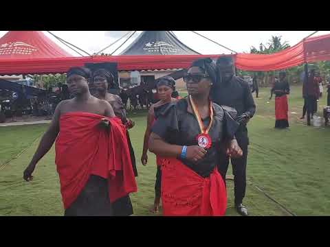 A GOSPEL MUSICIAN MARGARET MENSAH FATHER'S FUNERAL AT EFFIDUASE  APEMSO, ANIDASO NSAA YE