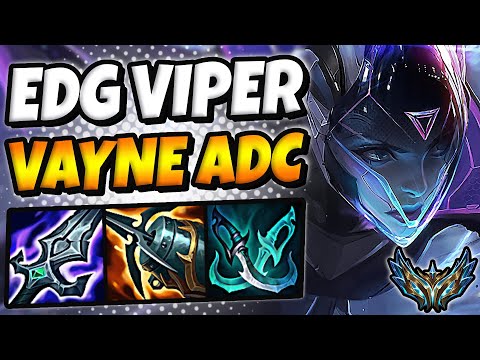 Vayne vs Ezreal ADC [ EDG Viper ] Patch 12.11 Korea Challenger ✅
