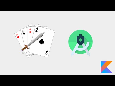 Develop simple War card game in Android Studio using Kotlin - YouTube