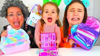 Ruby & Bonnie Play the School Supplies Switch Up Challenge