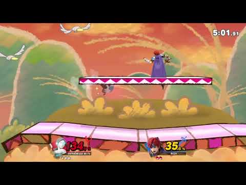 LPUS2E4 - Kuracow (Wii fit Trainer) Vs TonyClackos ( Roy) - Winner final - Game 2