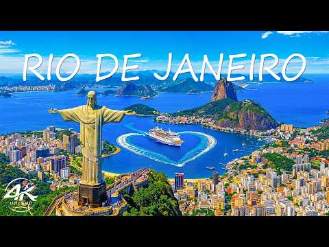 Rio de Janeiro 4K Drone Footage 🇧🇷 Christ the Redeemer, Sugarloaf & Atlantic Paradise