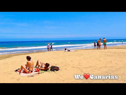 Afternoon Stroll on the Beach of Playa del Ingles | We❤️Canarias