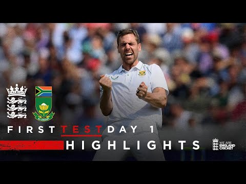 Bowlers Put Proteas On Top | Highlights - England v South Africa Day 1 | 1st LV= Insurance Test 2022