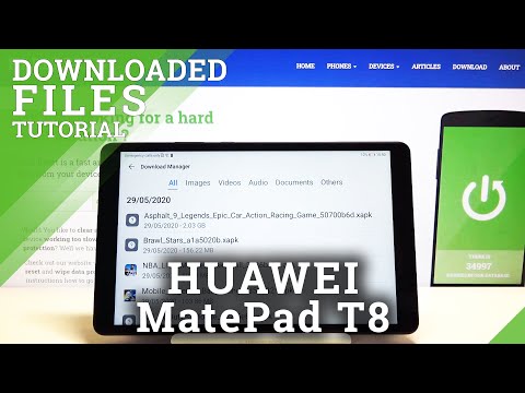 How to Find Downloaded Files in HUAWEI MatePad T8 – Downloading Folder