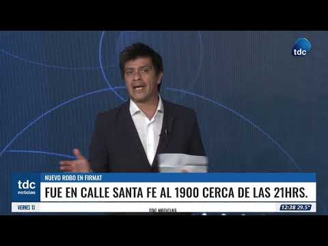FIRMAT | ROBO EN FIRMAT, FUE EN CALLE SANTA FE AL 1900 CERCA DE LAS 21HS