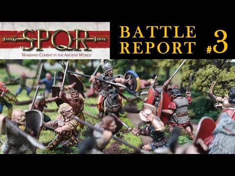 SPQR Campaign Battle report #3 Border Invasion Romans Vs. Gauls - Revised edition