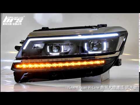 HE-VW-024 New Tiguan R-Line 魚眼大燈總成-流水款